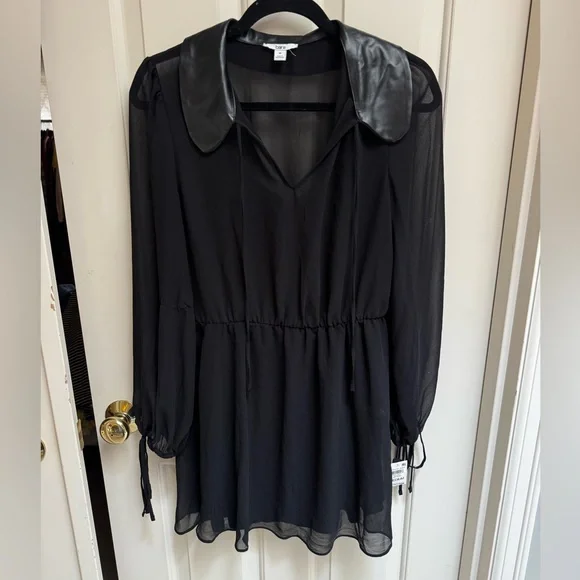 Bar III Chiffon Fit And Flare Dress - Picture 4 of 10